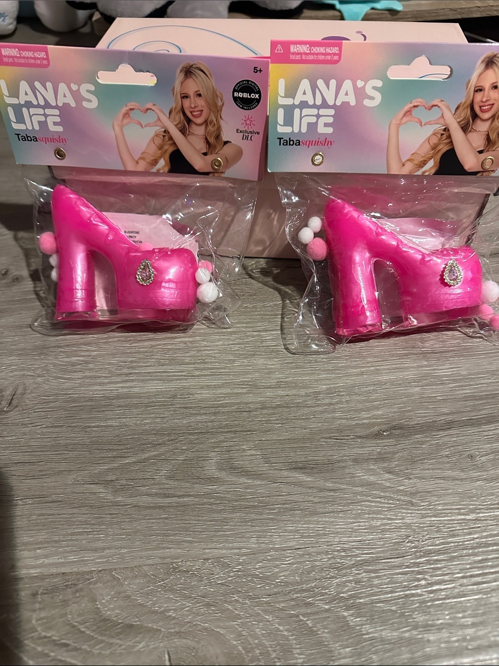 Lana's Life Pink High Heel Squishy Toy - Set of 2